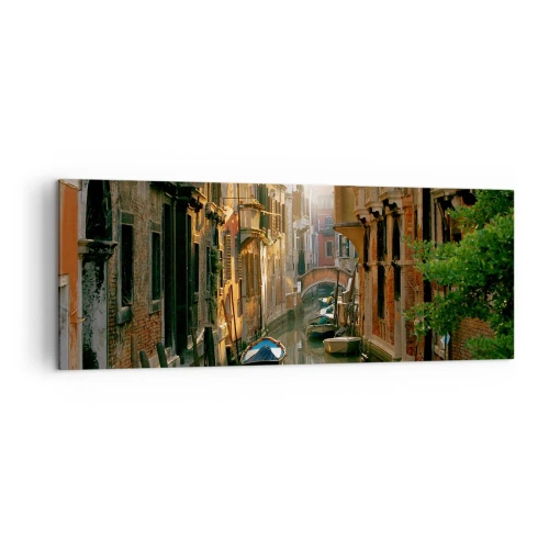 Tablou pe pânză - Pe o străduță venețiană - 140x50 cm