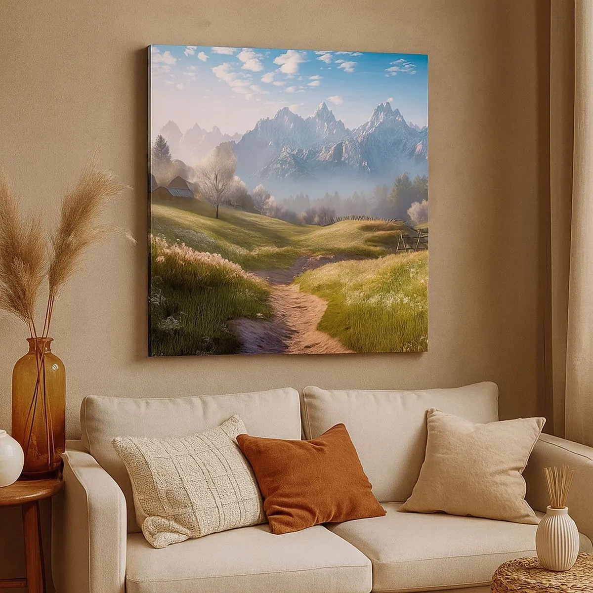 Tablou pe pânză - Valea idilică - 30x30 cm