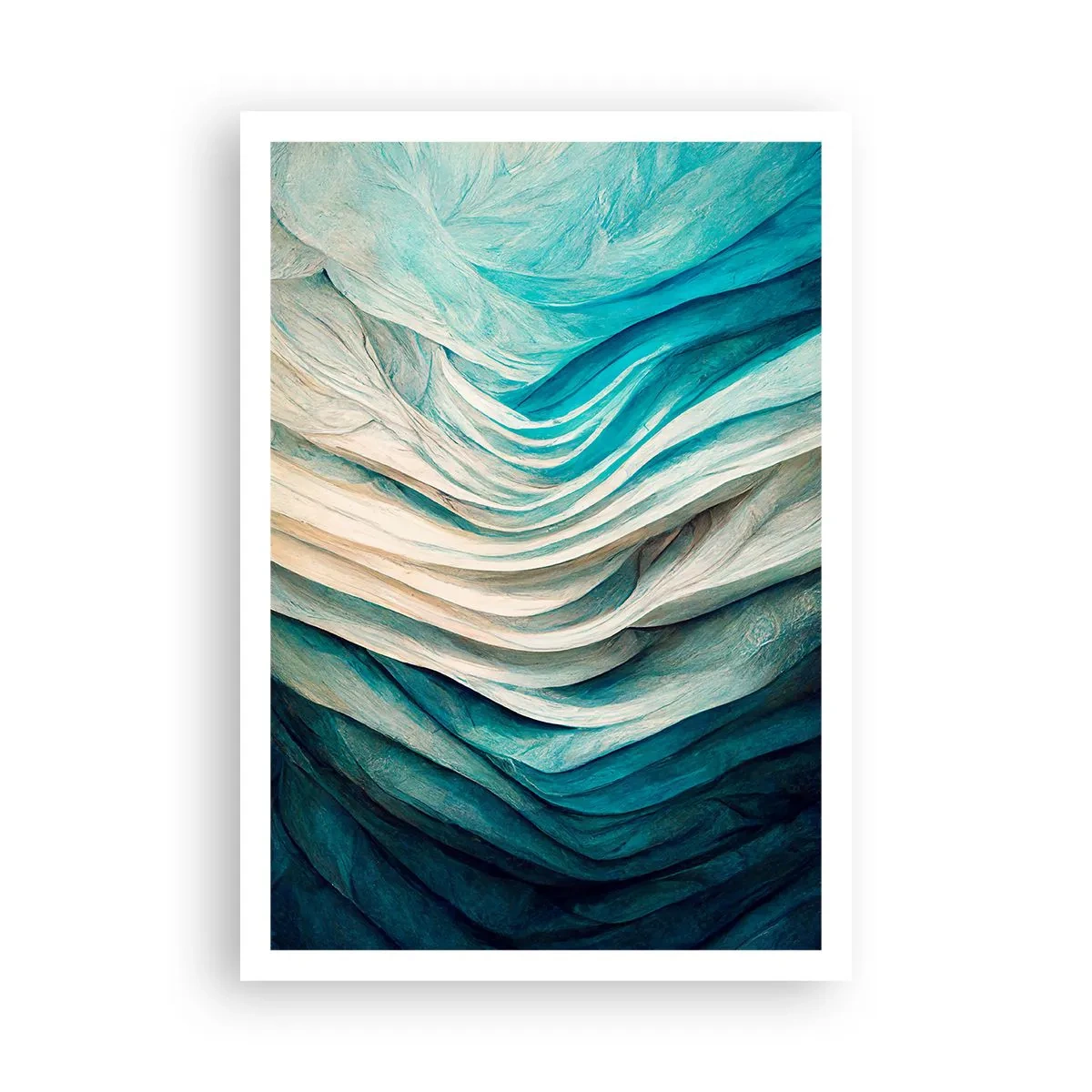 Poster - Insațiabilitate albastră - 70x100 cm