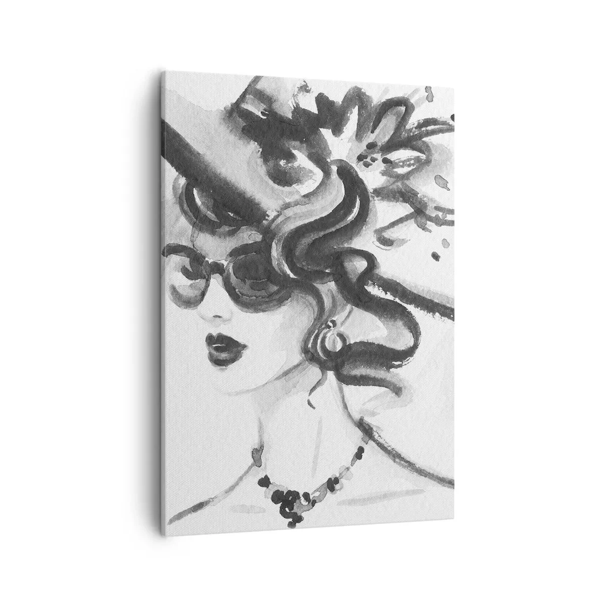 Tablou pe pânză - Dama cu caracter - 50x70 cm