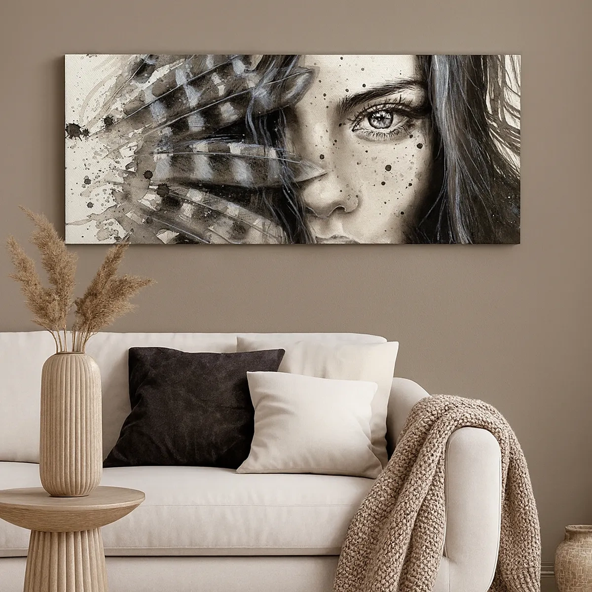 Tablou pe pânză - Frumusețe sălbatică - 30x30 cm