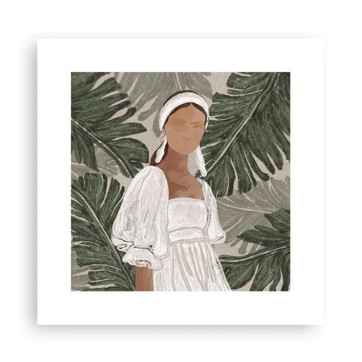 Poster - Portret exotic - 30x30 cm