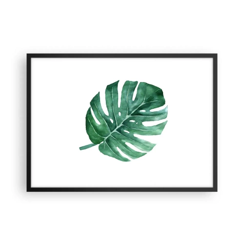 Poster în ramă neagră - Conceptul verde - 70x50 cm