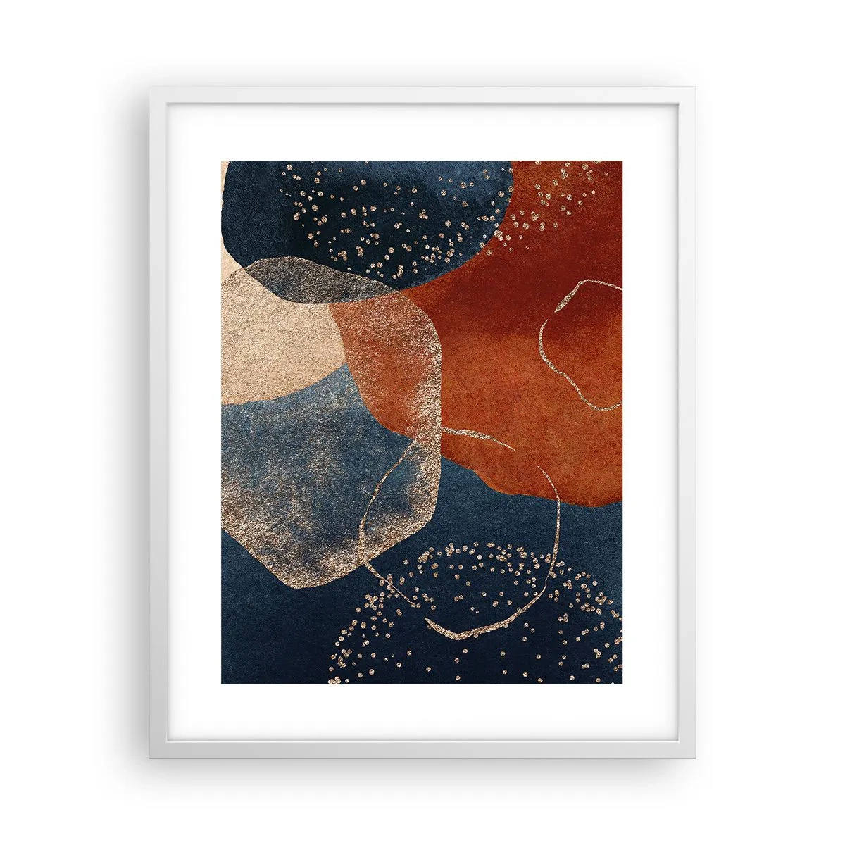 Poster în ramă albă - Ușurința de a fi - 40x50 cm