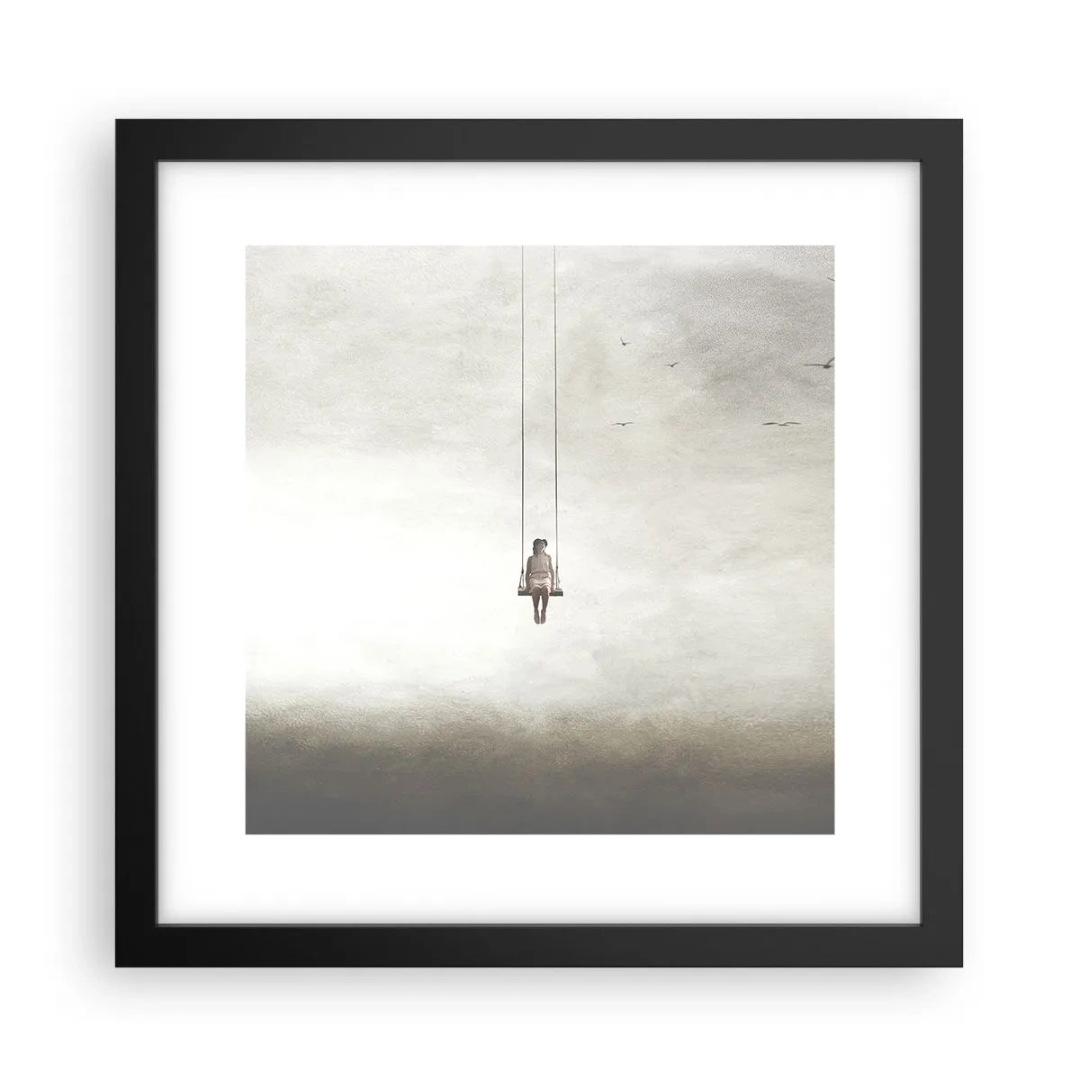 Poster în ramă neagră - Copilul din noi - 30x30 cm