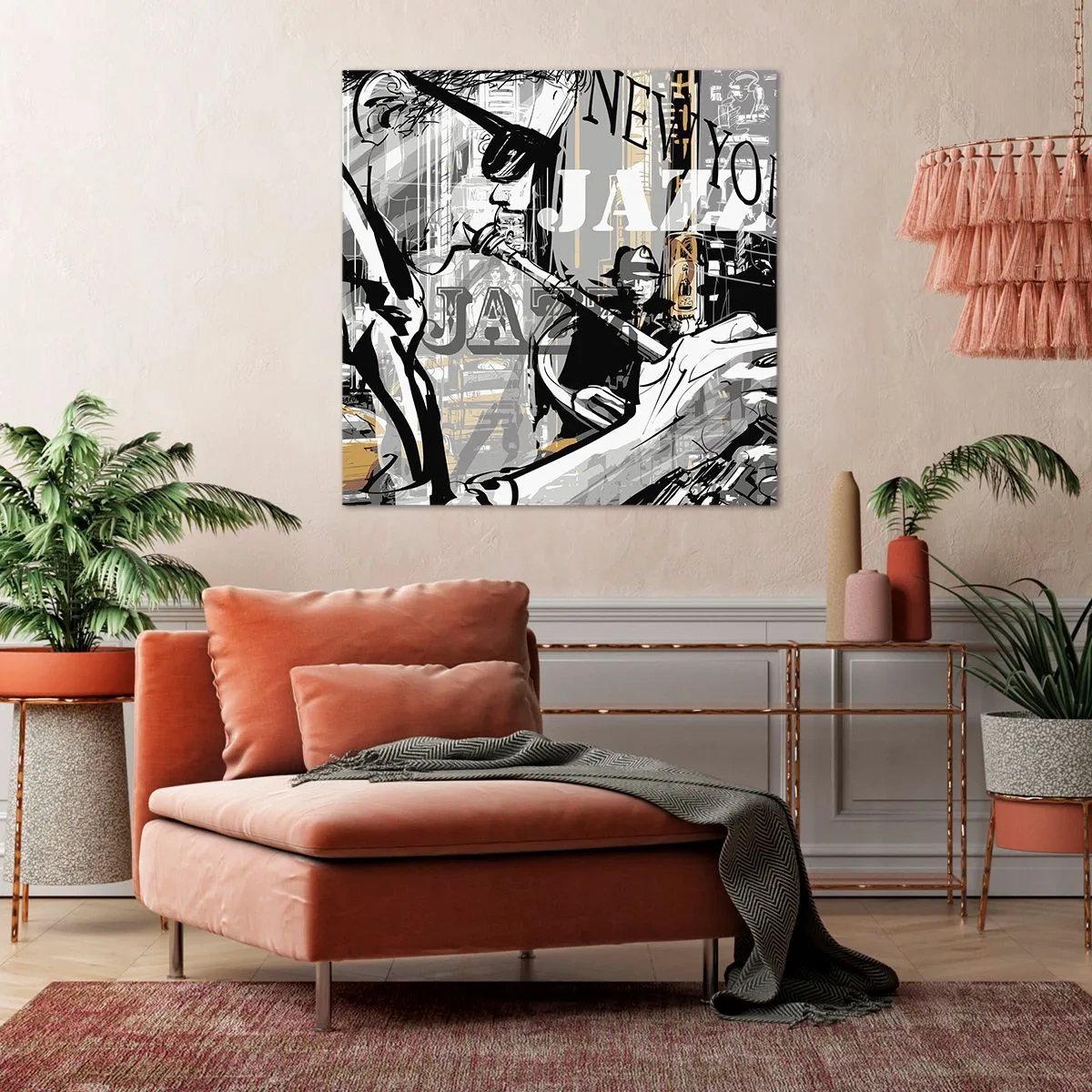 Tablou pe pânză - În ritmul New York-ului - 50x50 cm