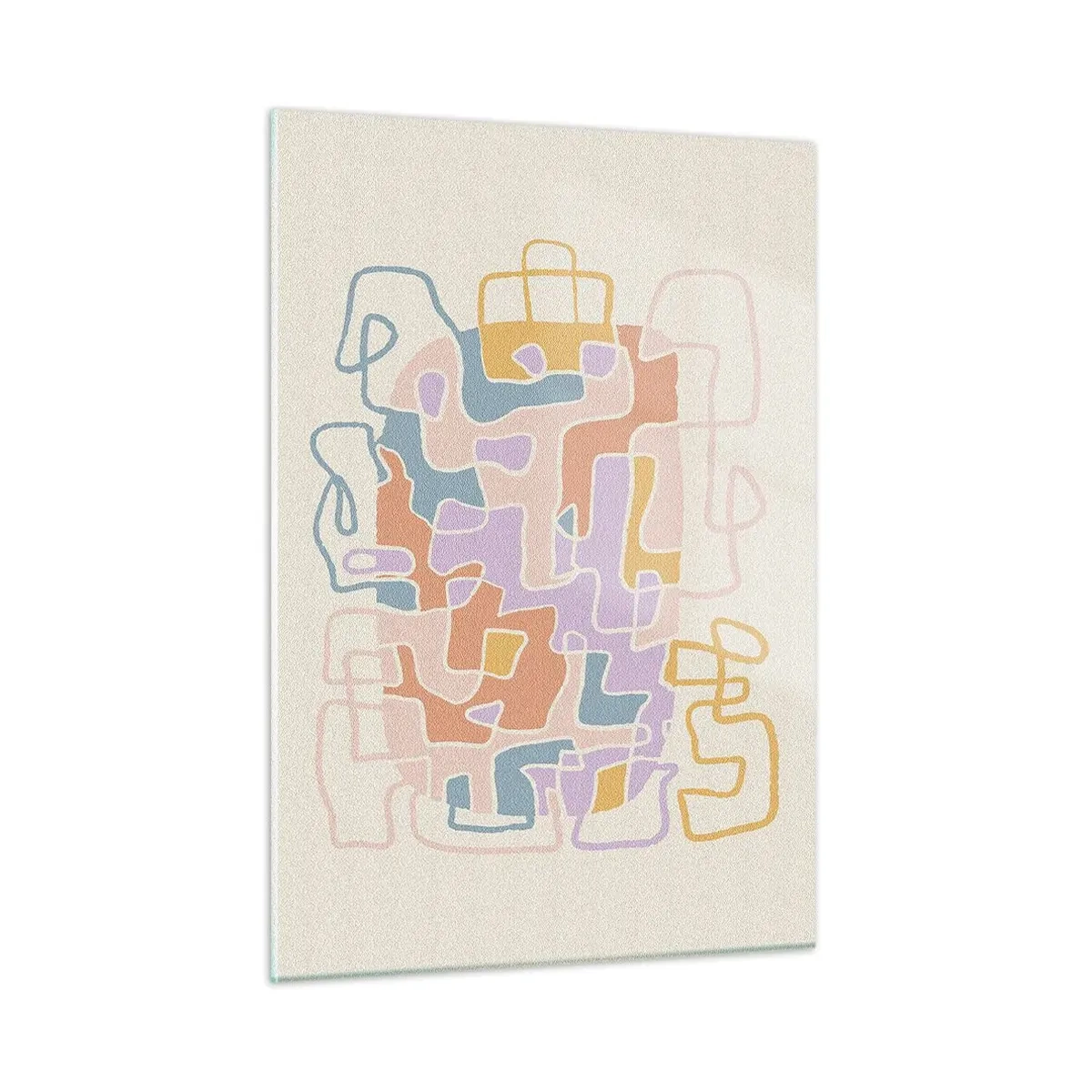 Tablou pe sticlă - Labirintul - o aventură plină de bucurie - 50x70 cm
