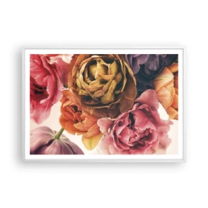 Poster în ramă albă - Sărbătorirea vieții - 100x70 cm