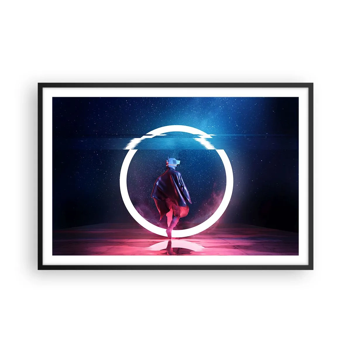 Poster în ramă neagră - Între lumi - 91x61 cm