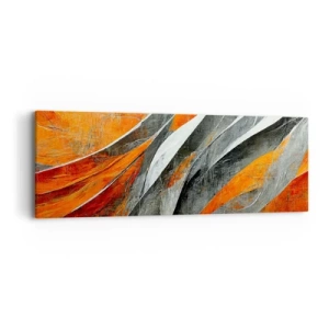 Tablou pe pânză - Căldură și frig - 90x30 cm