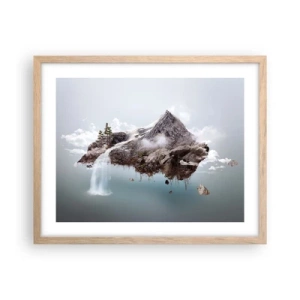 Poster în ramă de stejar deschis - Prin ochii unui suprarealist - 50x40 cm