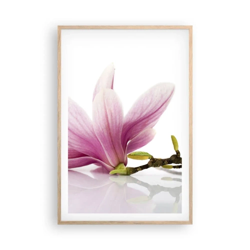 Poster în ramă de stejar deschis - Delicate ca o adiere de primăvară - 61x91 cm
