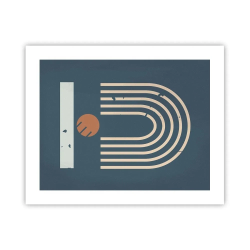 Poster - Geometrie în funcție de rodie - 50x40 cm