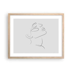 Poster în ramă de stejar deschis - Meandrele unui vis - 50x40 cm