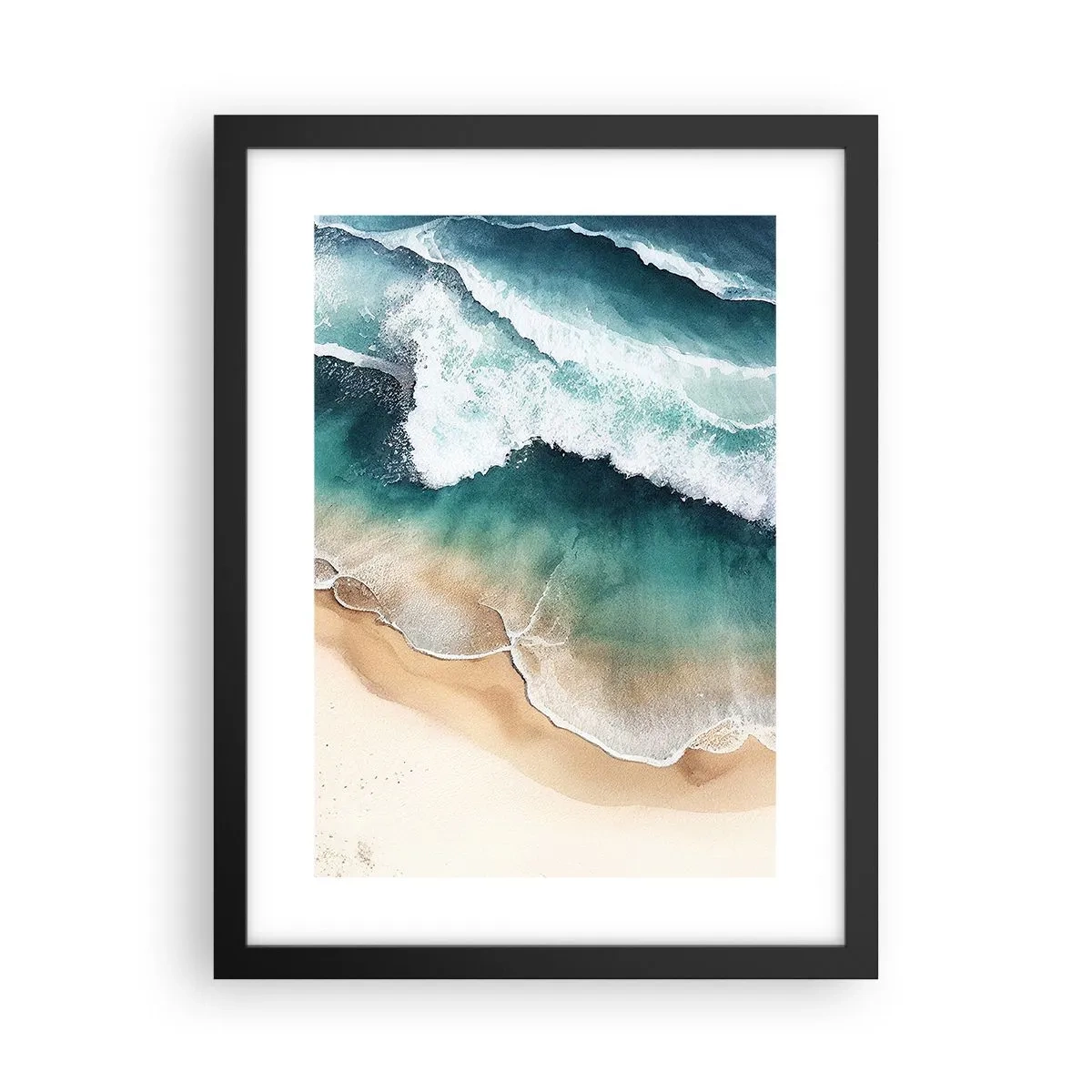 Poster în ramă neagră - Întâlnire eternă - 30x40 cm