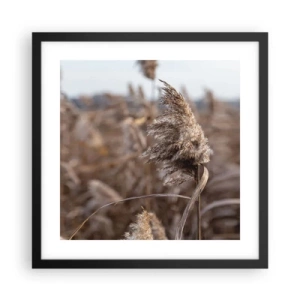 Poster în ramă neagră - E timpul să zbori cu vântul - 40x40 cm