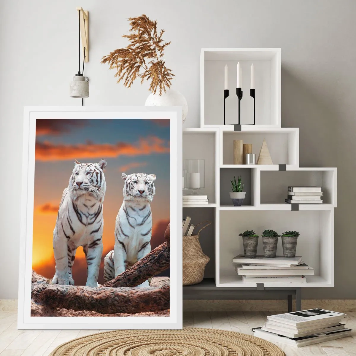 Poster în ramă albă - La fel ca în Narnia - 70x100 cm