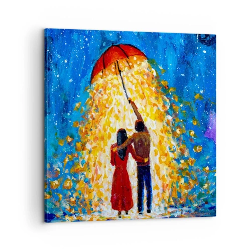 Tablou pe pânză - Magia unei seri ploioase? - 60x60 cm