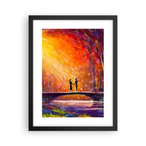 Poster în ramă neagră - Și cerul îi iubește - 30x40 cm