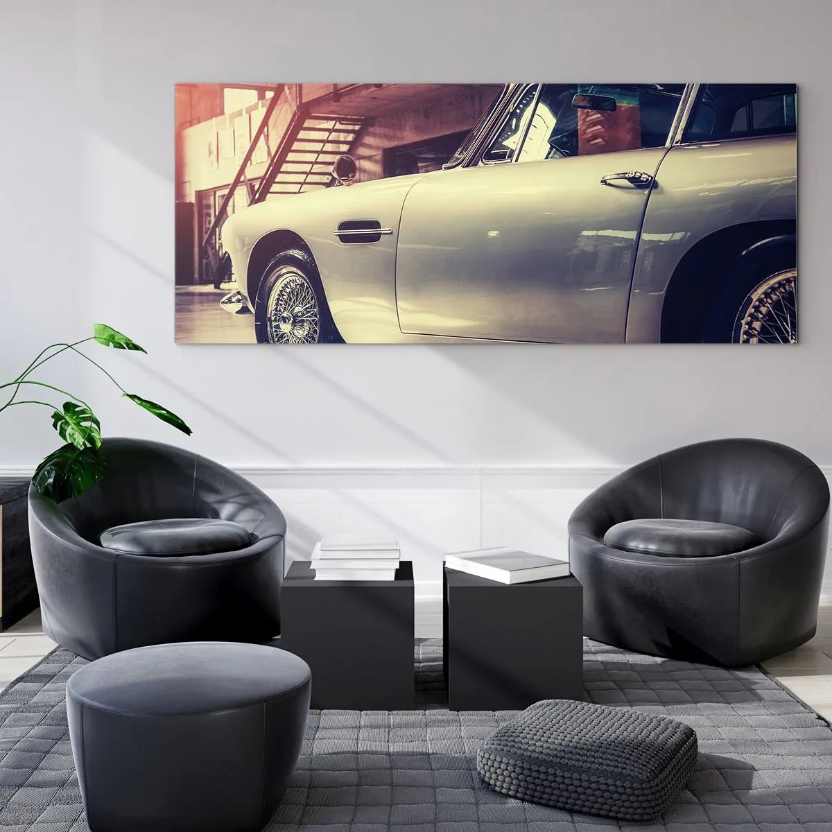 Tablou pe sticlă - Clasicii nu îmbătrânesc - 120x50 cm
