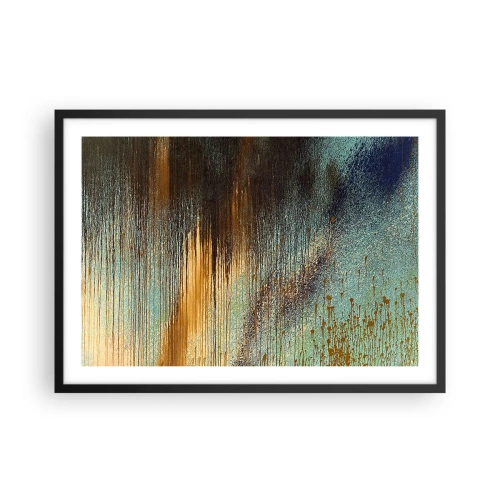 Poster în ramă neagră - O compoziție cromatică neaccidentală - 70x50 cm