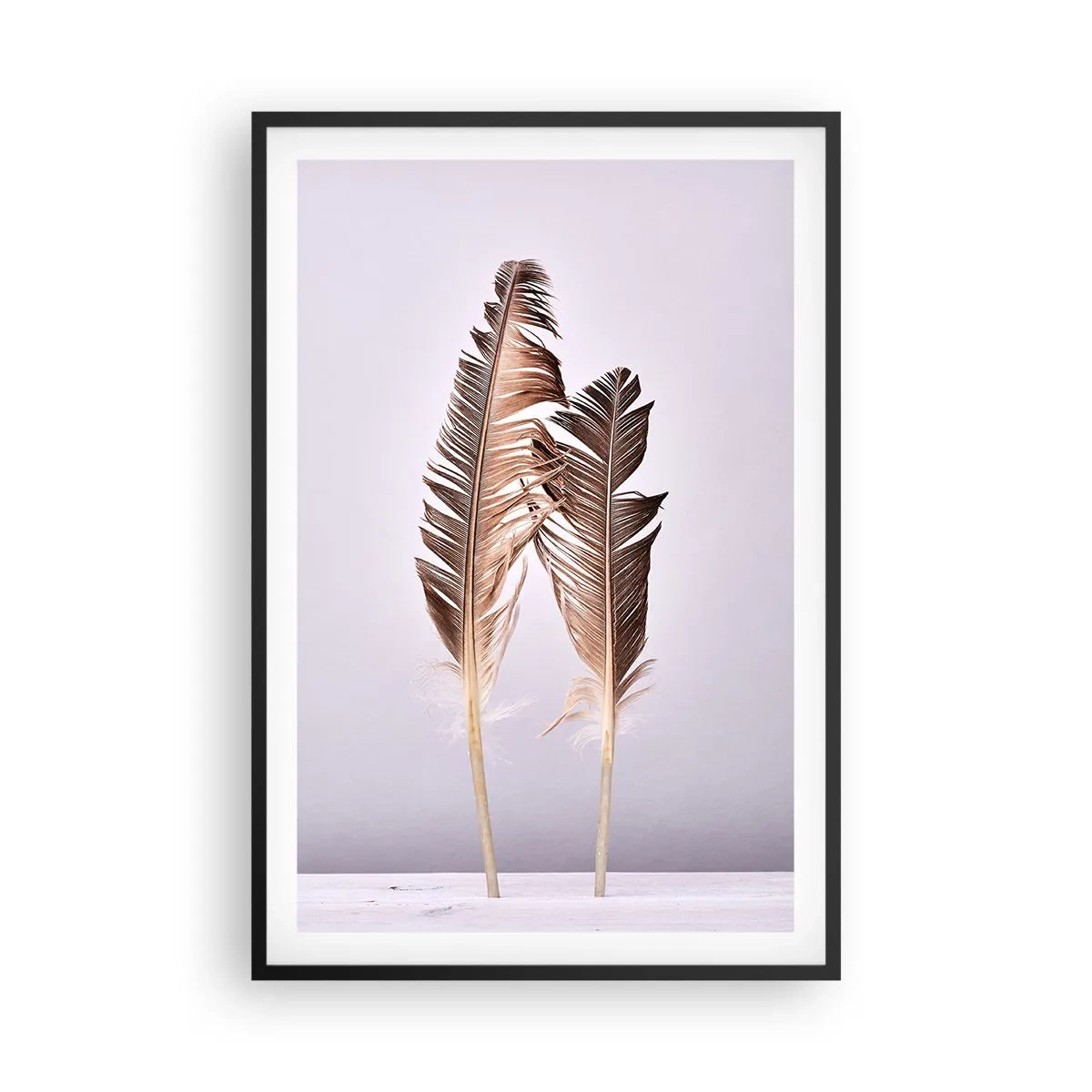 Poster în ramă neagră - Împotriva neantului - 61x91 cm
