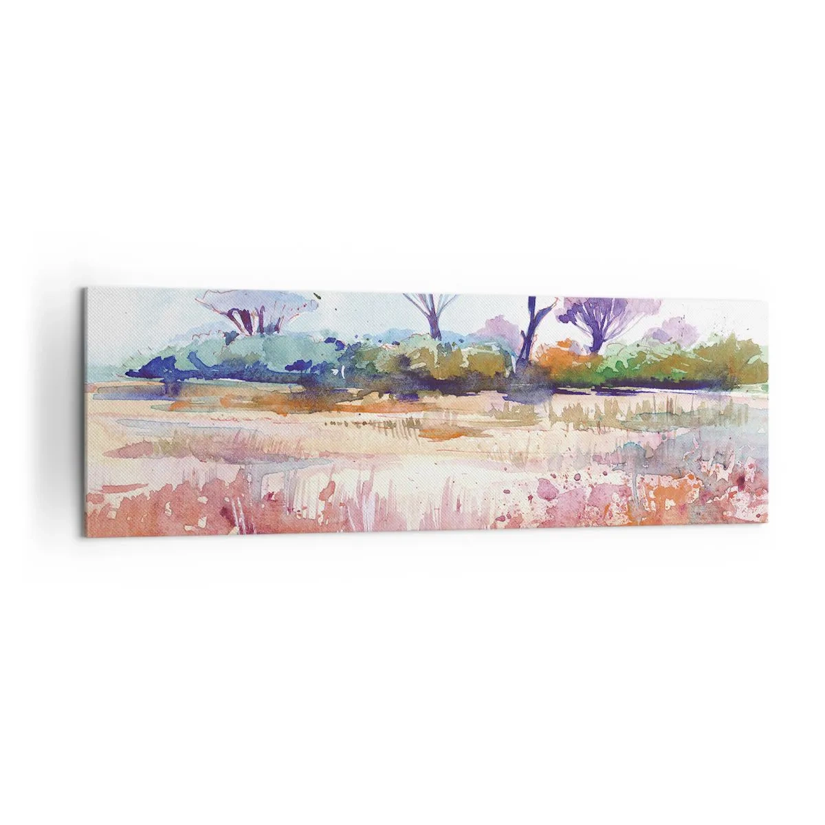 Tablou pe pânză - Culorile savanei - 160x50 cm