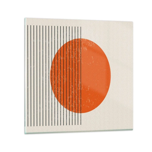 Tablou pe sticlă - Întotdeauna soarele - 40x40 cm