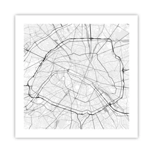 Poster - Floarea Parisului - 50x50 cm