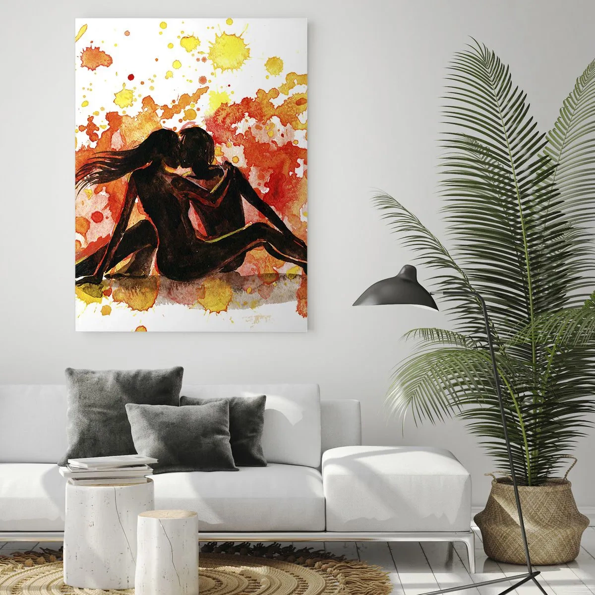 Tablou pe sticlă - Şi a fost lumină - 70x100 cm