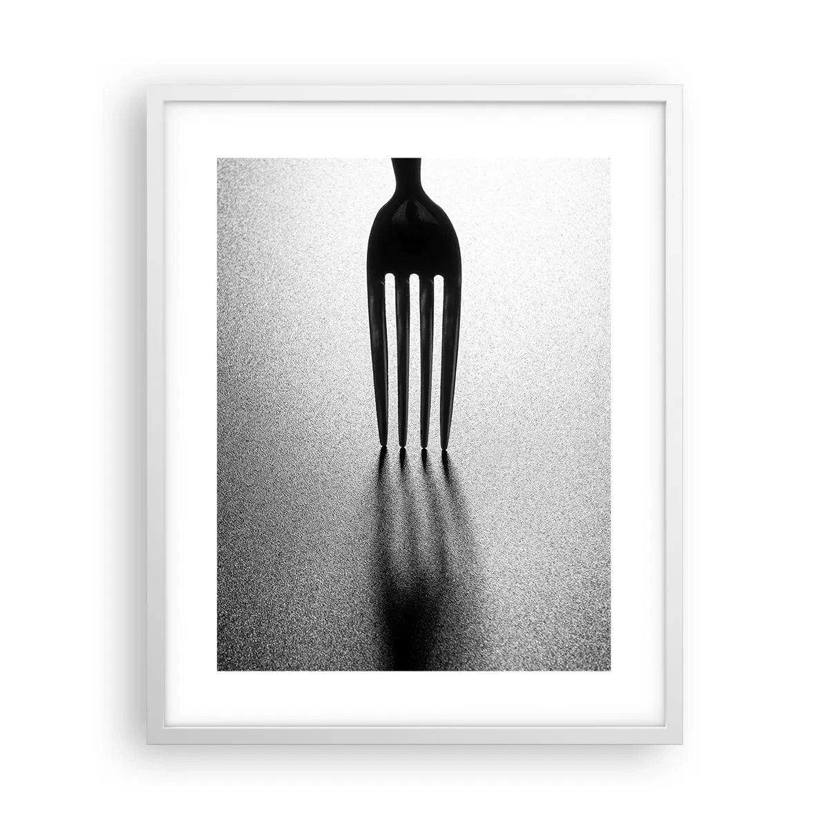 Poster în ramă albă - Lumină și umbră - 40x50 cm