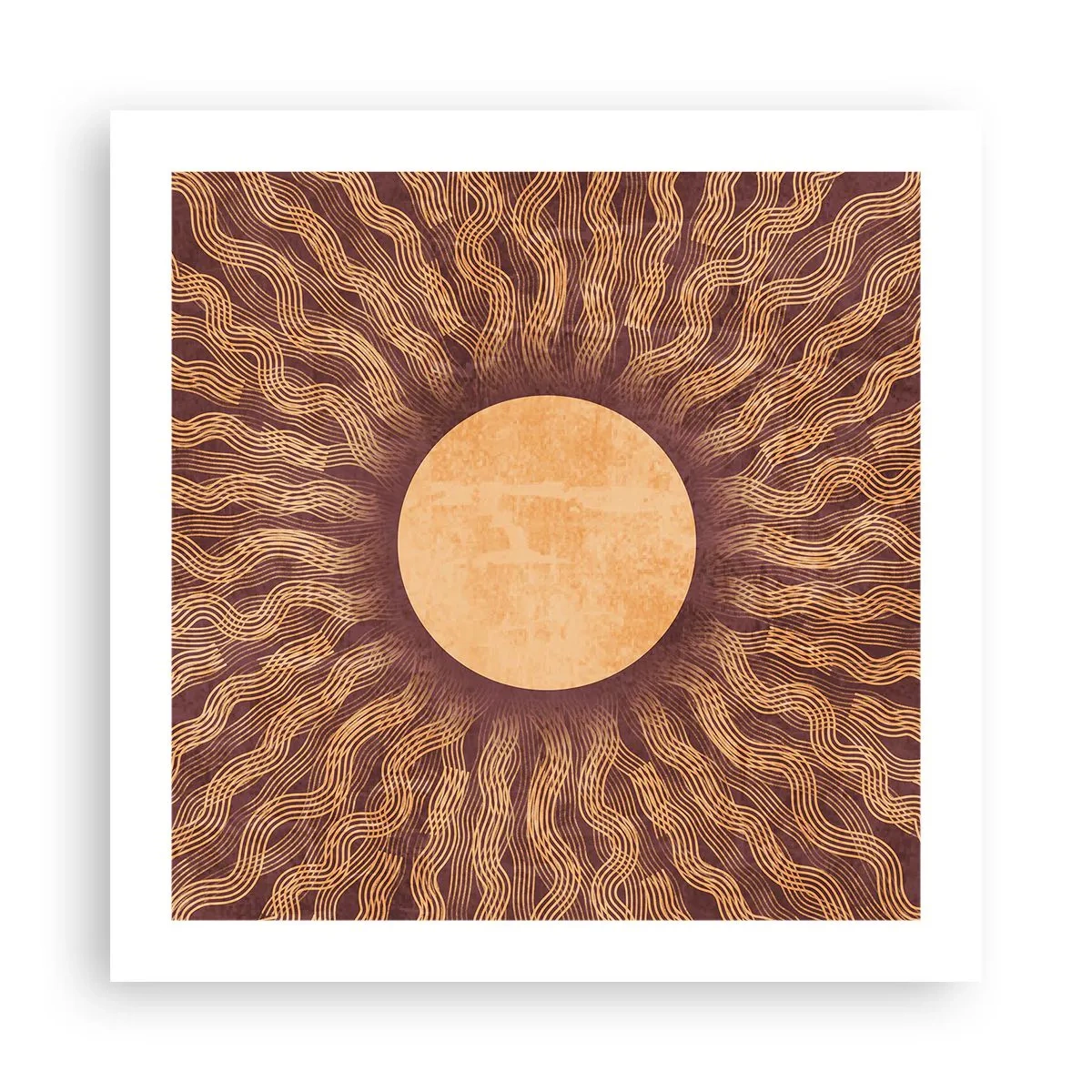 Poster - Icoana soarelui - 50x50 cm