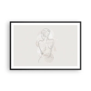 Poster în ramă neagră - Ca un instrument sensibil - 91x61 cm