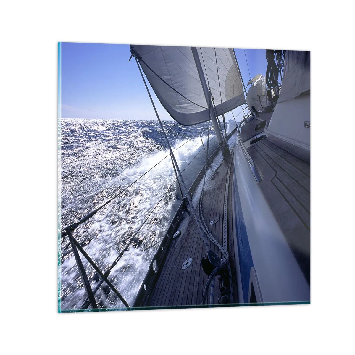 Tablou pe sticlă - Știu ce înseamnă să fii o pasăre - 30x30 cm