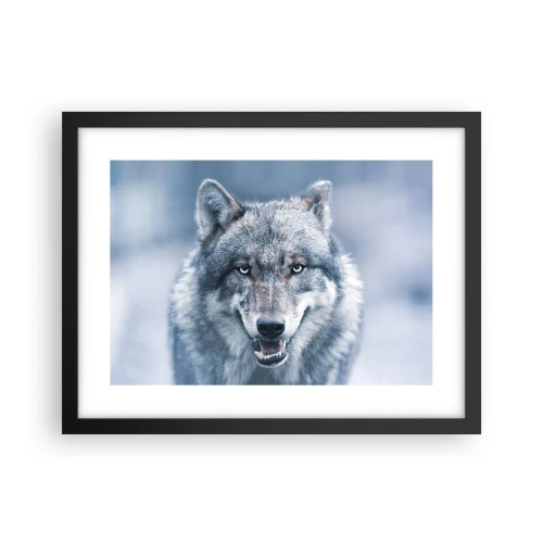 Poster în ramă neagră - Accepți provocarea? - 40x30 cm