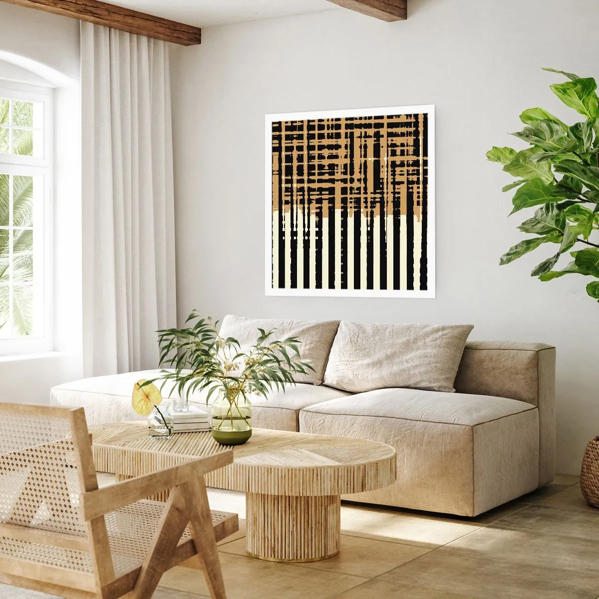 Poster - Abstracție arhitecturală - 30x30 cm