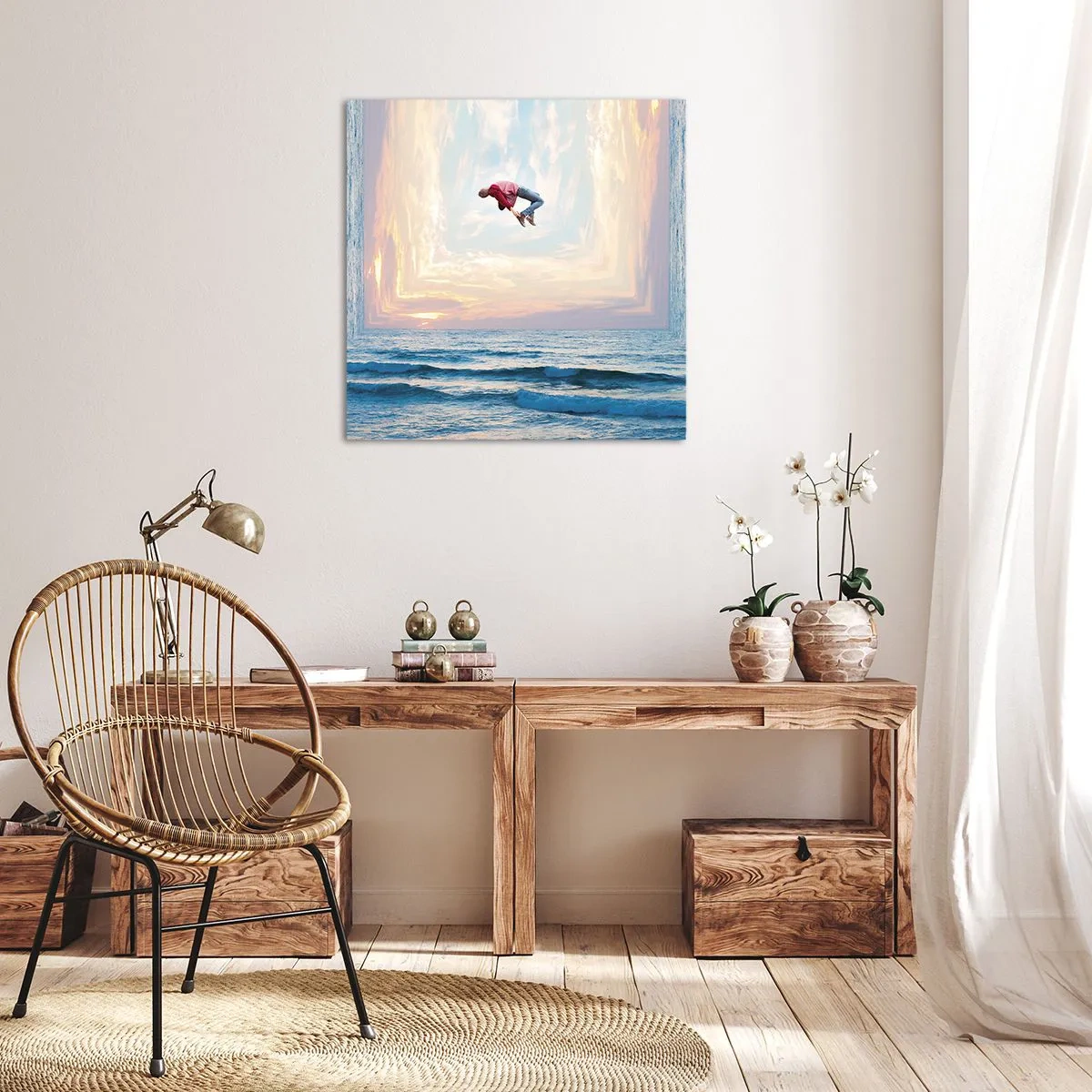 Tablou pe pânză - Spre o altă dimensiune - 70x70 cm