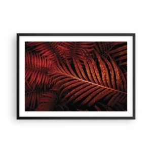 Poster în ramă neagră - Ardoarea vieții - 70x50 cm