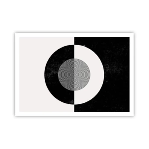Poster - Armonie în alb și negru - 100x70 cm