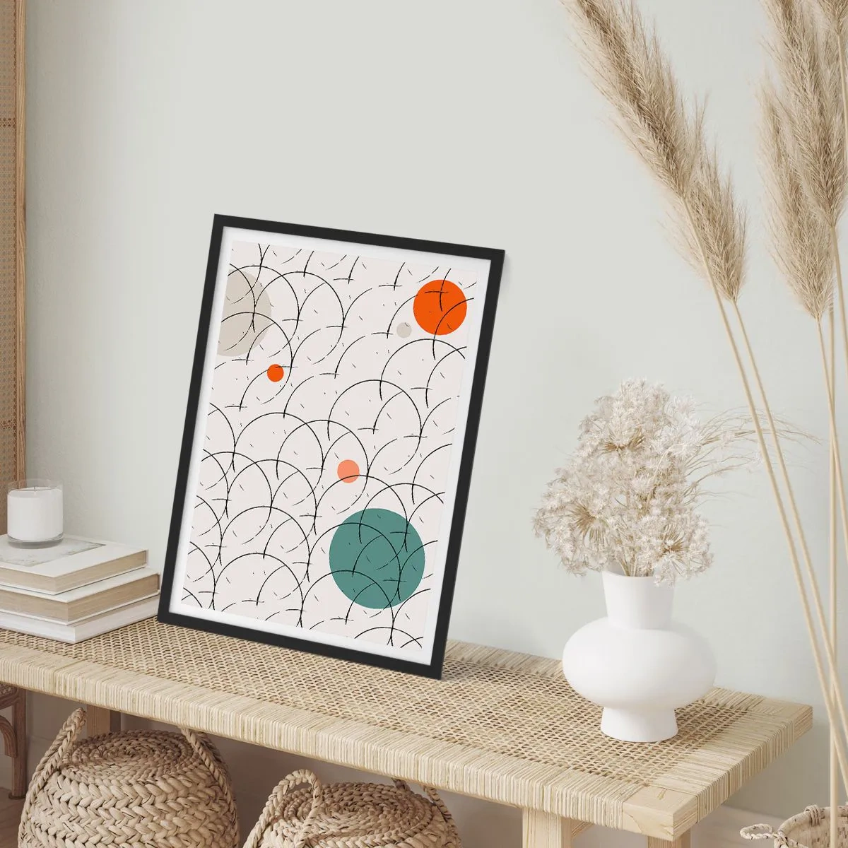 Poster în ramă neagră - În spiritul pop-art - 70x100 cm