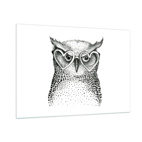 Tablou pe sticlă - Cu înțelepciune și dragoste - 100x70 cm