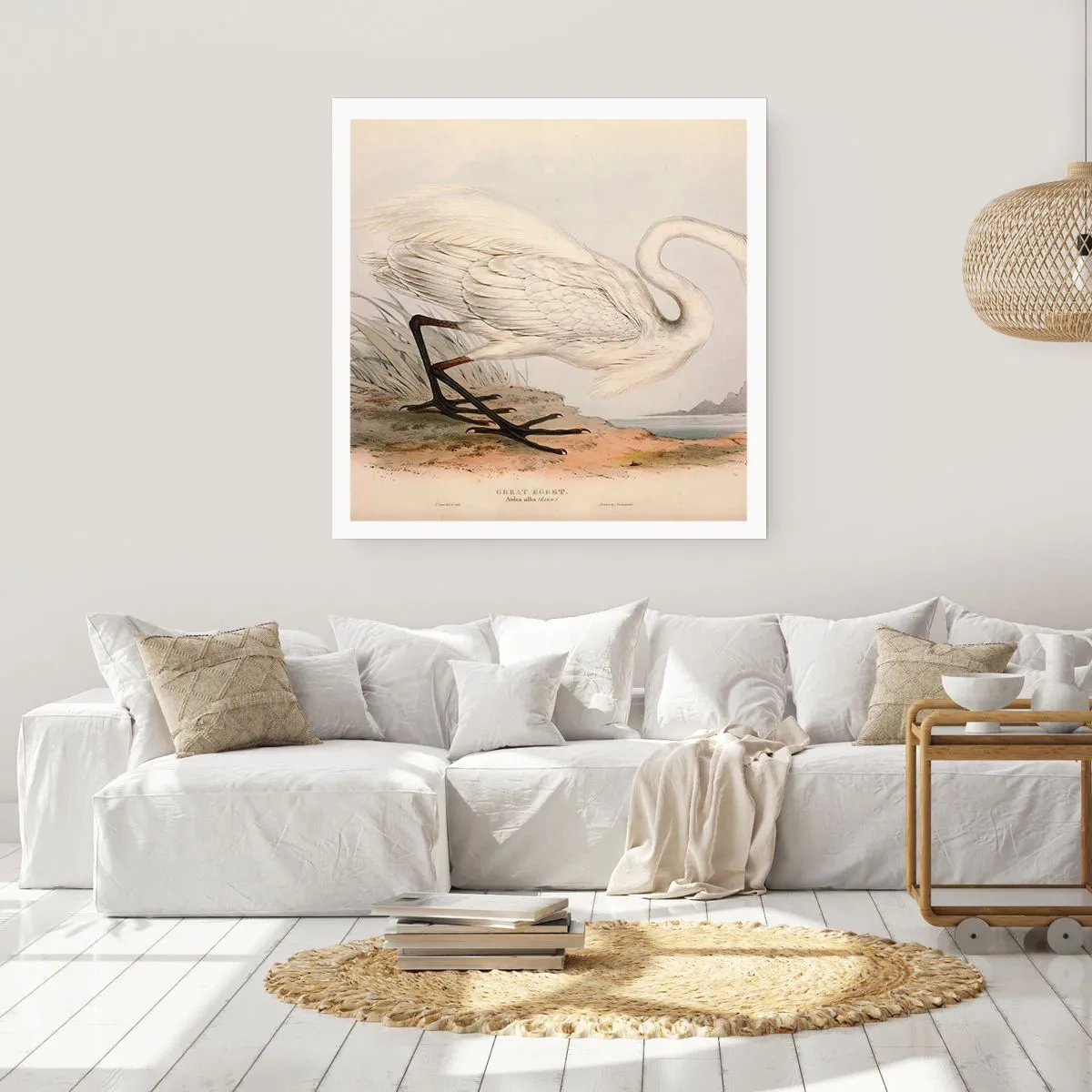 Poster - Doamna în stufărișuri - 60x60 cm