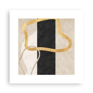 Poster - Forme înbuclite - 30x30 cm