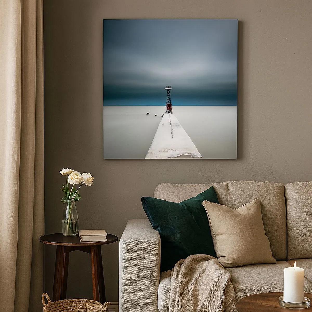 Tablou pe pânză - Pentru a întâlni infinitul - 30x30 cm