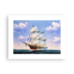 Poster - Cu mândrie în vânt - 40x30 cm