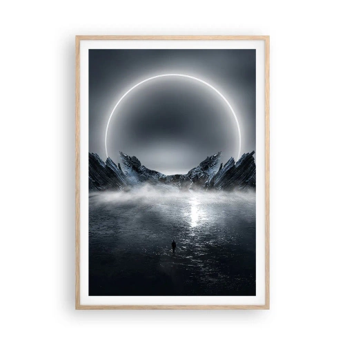 Poster în ramă de stejar deschis - Final de poveste - 70x100 cm
