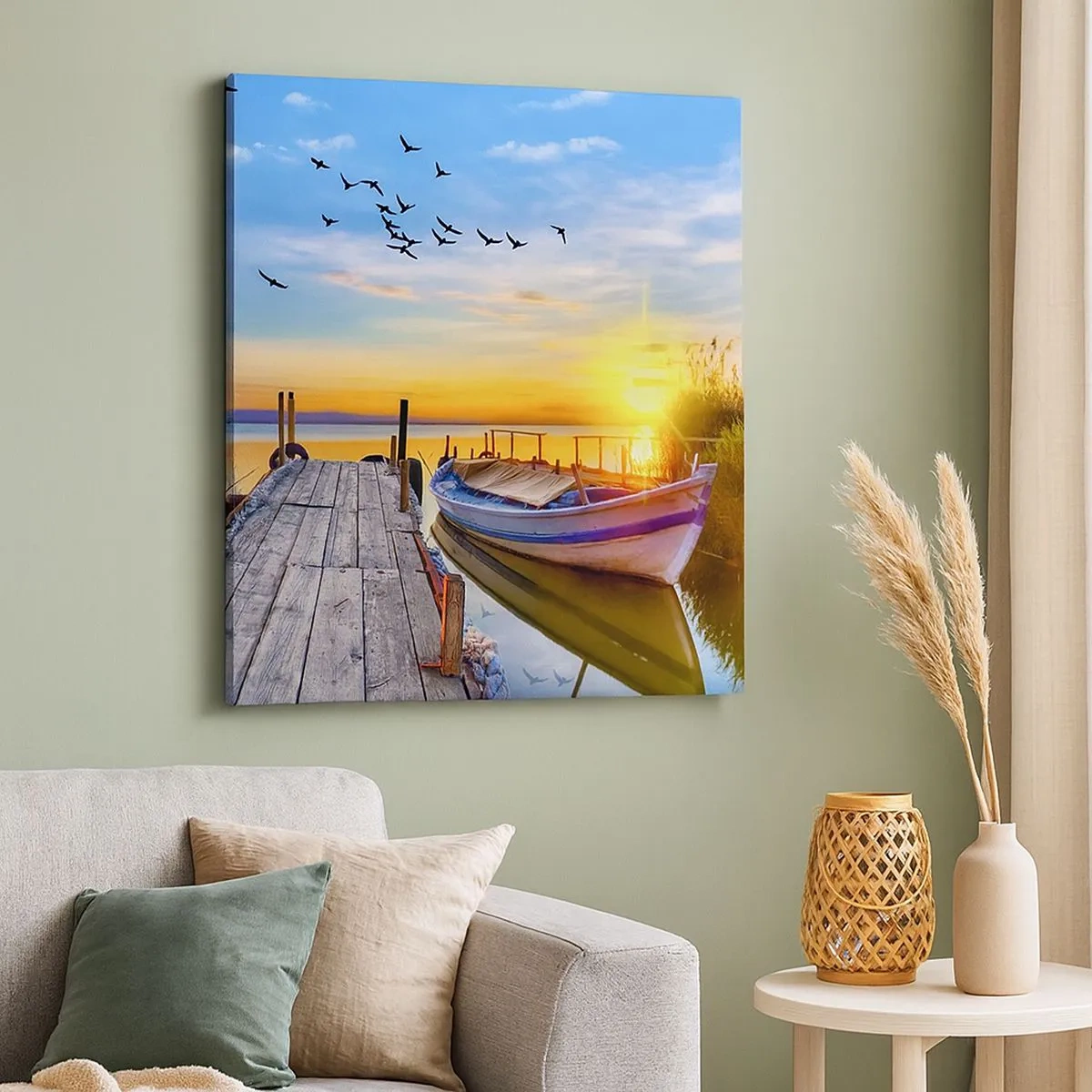 Tablou pe pânză - La revedere, până mâine - 30x30 cm