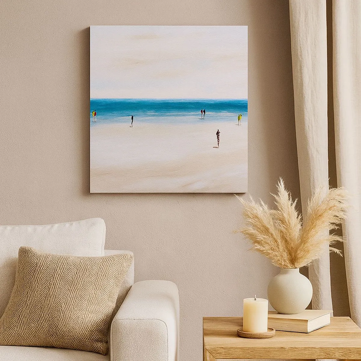 Tablou pe pânză - Nevoia naturală - 30x30 cm