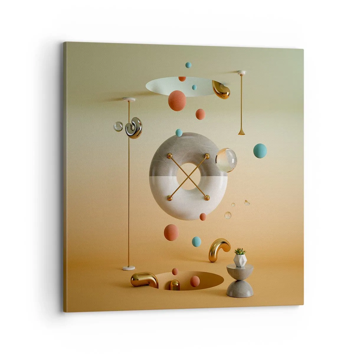 Tablou pe pânză - Orice se poate întâmpla - 70x70 cm