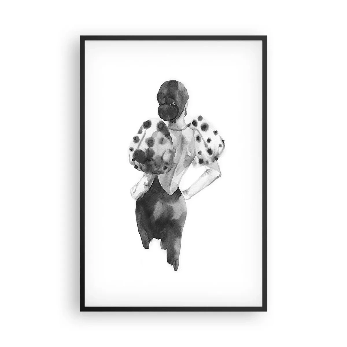 Poster în ramă neagră - A trecut chiar pe lângă noi - 61x91 cm